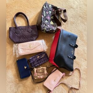 Vivienne Westwood 8 Items Set crossbody tote bag shoulder bag clutch wallet